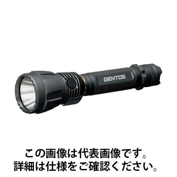 GENTOS(ジェントス) 懐中電灯 LEDライト 充電式(専用充電池) 強力 1000 ...