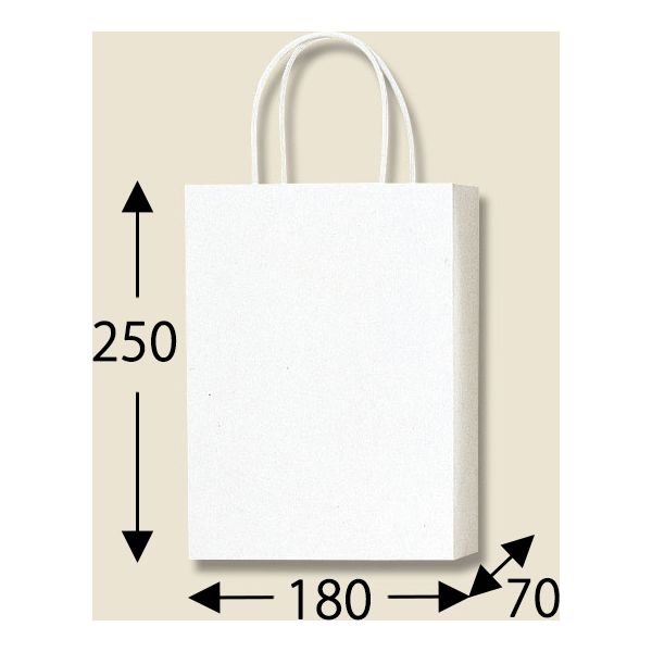 福袋 セール ケース販売】HEIKO 紙袋 PBスムースバッグ S-1 白 003136301 1 ラッピング材