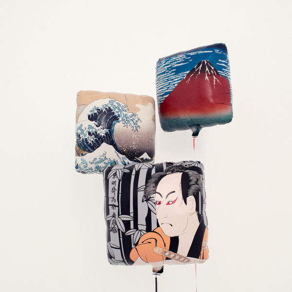 IBスクエア14.葛飾北斎 赤富士 PKG（和柄） 0201333802 1セット