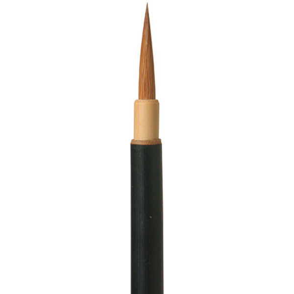 あかしや 絵手紙用筆 いたち黒軸面想 中 AN-23（直送品） - アスクル
