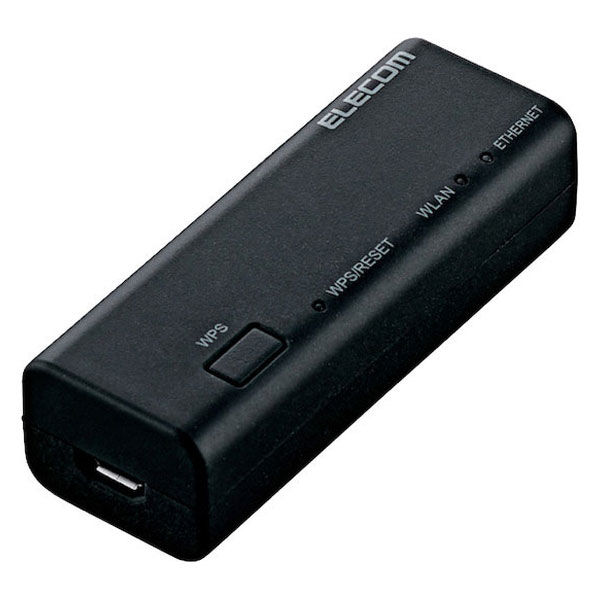 エレコム WiFi 無線LAN 中継器 11n/g/b 300Mbps ACアダプタ接続モデル WRC-300FEBK-R 11b/g/n 300Mbps 無線LANルーター - WRC-300FEBK-A