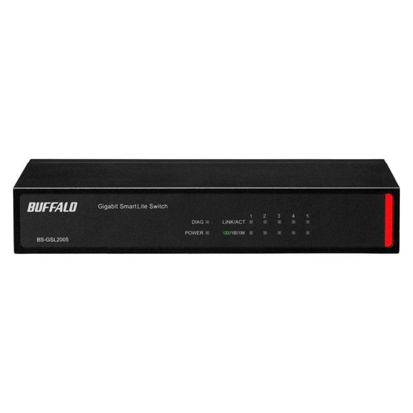 バッファロー 法人向け Giga対応 Layer2 スマートLi BS-GSL2005