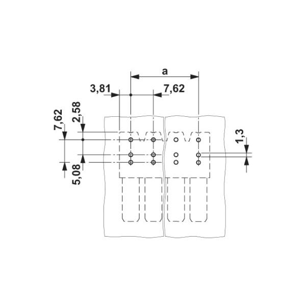 フエニックス・コンタクト プリント基板用コネクタ ソケット 極数6 IPC 5/ 6ーGUー7，62 1セット(50個)（直送品）