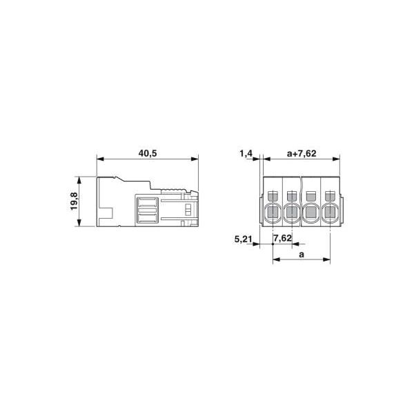 プリント基板用コネクタ スプリング接続式プラグ 極数5 ISPC 5/ 5ーSTGCLー7,62 1セット(50個)(直送品) プリント基板用コネクタ スプリング接続式プラグ 極数5 ISPC 5/ 5ーSTGCLー7,62 1セット(50個)(直送品)