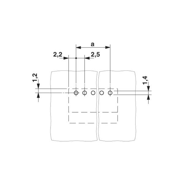 フエニックス・コンタクト プリント基板用コネクタ ソケット 極数5 リフロー対応 MC 0，5/ 5ーGー2，5 THT 1セット(50個)（直送品）