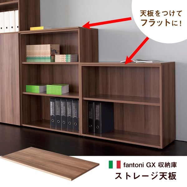 代引不可』Garage 収納庫(本棚) fantoni GE 収納庫 GX-120E 濃木目 