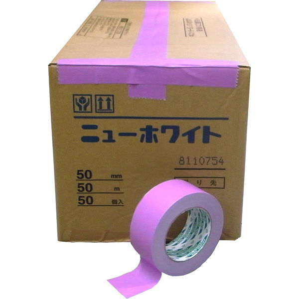 クラフト粘着テープNO.117 50mm×50m 紫 KS-NO.117-VIO50P 1セット（50