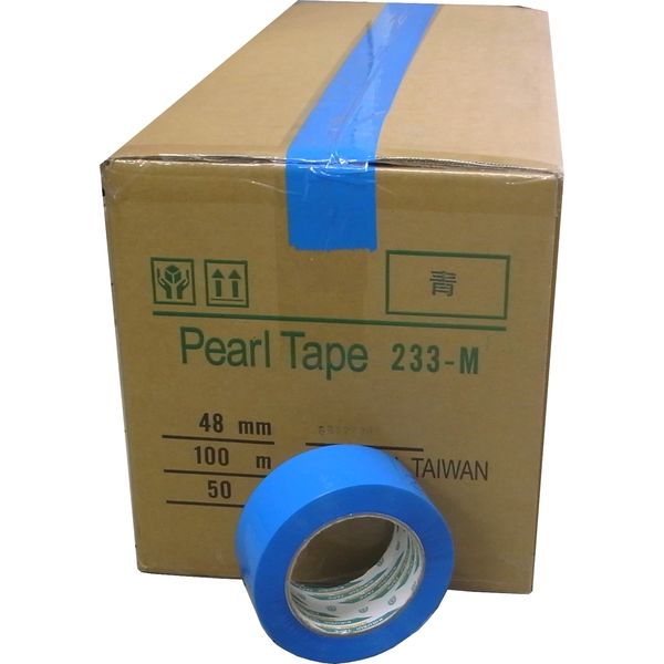 菊水テープ カラーOPP粘着テープ55μ 48mmX100m 青(50巻入) KS-NO.233M