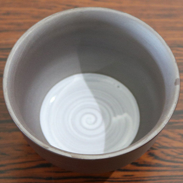 三陶 萬古焼 紫泥湯呑【煎茶碗】（約180cc） 17374 5個（直送品