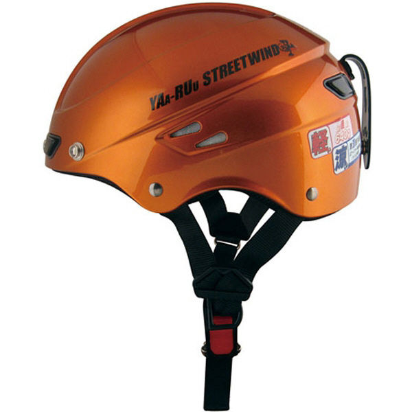 TNK工業 STR Z ヘルメット オレンジ FREE（58-59cm） 510830（直送品）