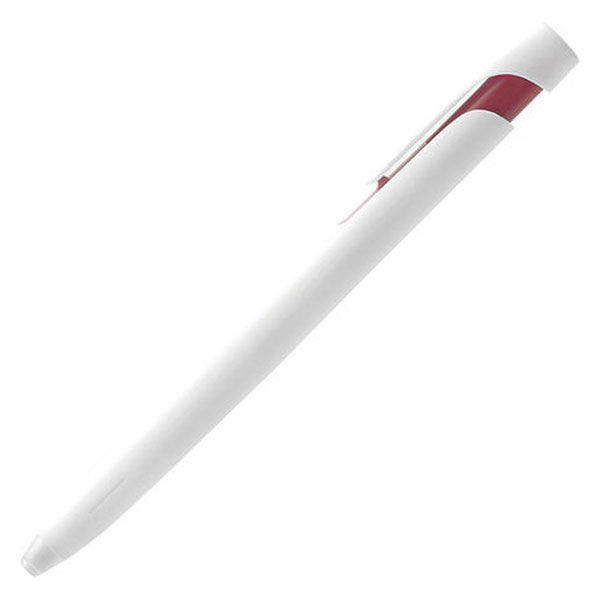 油性ボールペン ブレン 0.7mm 白軸 赤インク 3本 BA88-R ゼブラ - アスクル
