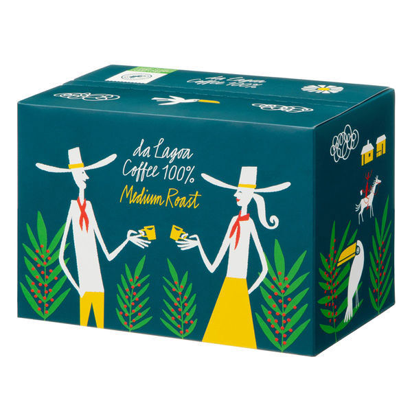 【ドリップコーヒー】ダ ラゴア農園コーヒー シングルオリジン ドリップコーヒー　1ケース（240袋:20袋入×12箱） オリジナル ドリップコーヒー レインフォレスト アライアンス認証農園 ダラゴア農園 産のコーヒー豆を100%使用したシングルオリジンコーヒー 安心で上質な生産者の顔が見えるプレミアムなドリップコーヒー トーストのような香りとやさしい甘み どなたでも飲みやすいスッキリとした後味 ミディアムロースト 化粧箱の一部を切り取ってカードやPOPとして使用できます サーブコーナーに置いたり お客様にサーブする時のお話しのきっかけづくりに 20点 内容量
