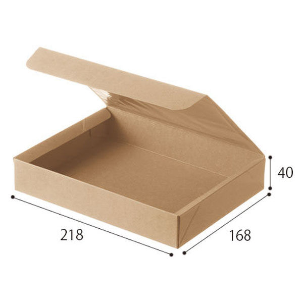 エフピコチューパ 紙ボックス 70-55 クラフト CP501717 1袋（50枚入）
