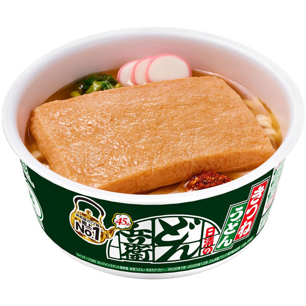 日清食品 日清どん兵衛きつねうどん（どんぶり型）東日本 1ケース（12食入） アスクル