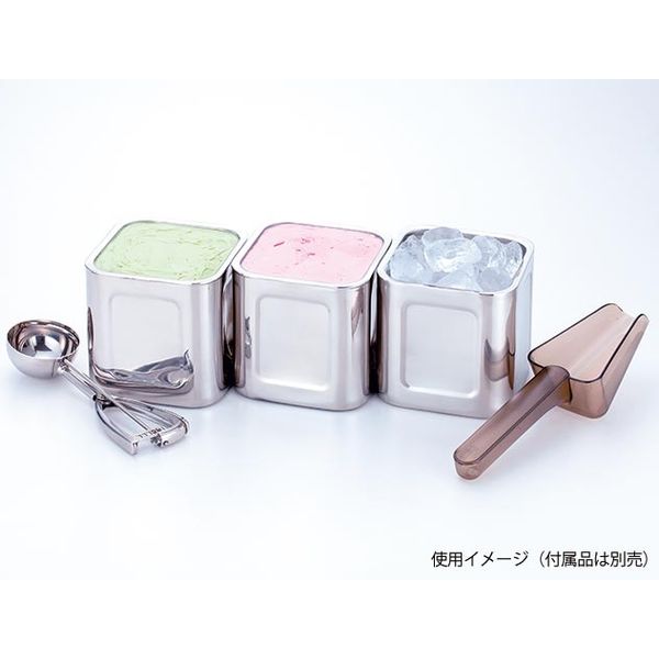 三宝産業 UK角・深型キッチンポット/ダブルウォール15cm セット