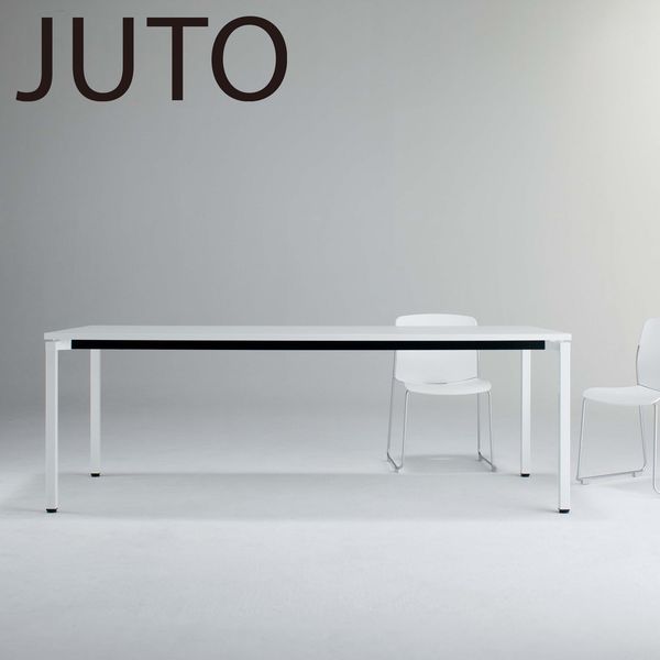 組立設置込】コクヨ JUTO 会議テーブル 角型 4本角脚 キャスター 塗装