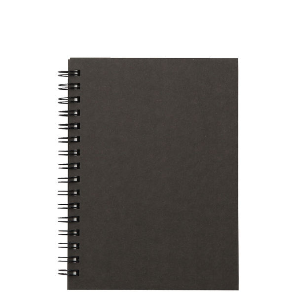 無印良品 ダブルリングノート 無地 A6 ダークグレー 80枚 1箱（10冊入