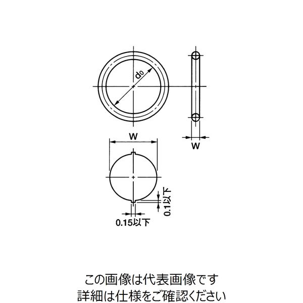 NOK Oリング Sシリーズ(固定用) 4DーS31.5 4D-S31.5 1セット(15個 