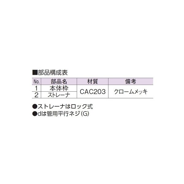 アウス C型排水目皿（内ネジ） D-SNC 80（直送品） - アスクル