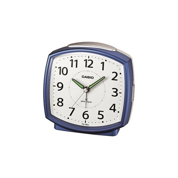 CASIO（カシオ）置き時計 [電波 ステップ アラーム] 118×126×76mm TQ