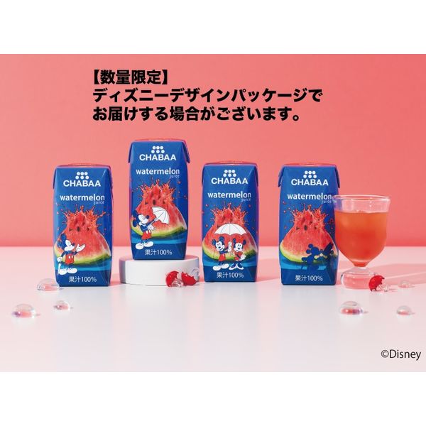 ハルナプロデュース「CHABAA100％ジュースウォーターメロン」 1L×12本