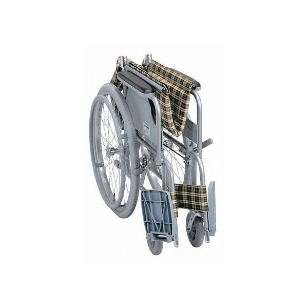 ハンドブレーキ付きアルミ製車椅子 - 車椅子