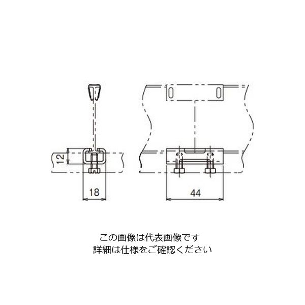 ネグロス電工 セパレーター継ぎ金具 ARDF2GA 1箱(1個)（直送品