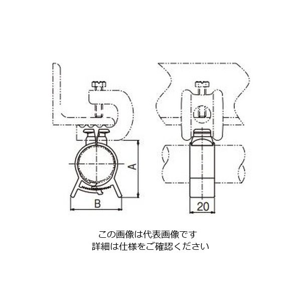 ネグロス電工 パイラック クリップ PFC42 1個（直送品） - アスクル