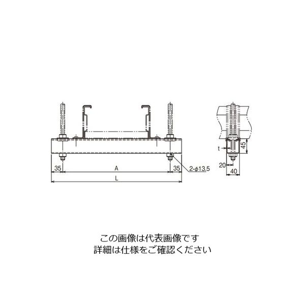 ネグロス電工 短尺ダクター スーパーダイマ SDD2T100 1本（直送品