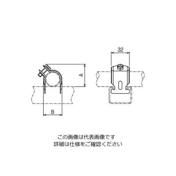 ネグロス電工 ダクタークリップ DCE3128 1個（直送品） - アスクル