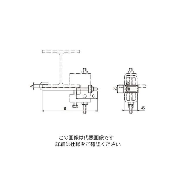 ネグロス電工 HB50P用 補強金具 HB50PRH9 1個（直送品） - アスクル