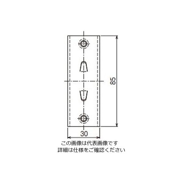 ネグロス電工 ダクター支持金具 溶融亜鉛 ZDHH1 1対(2個)（直送品
