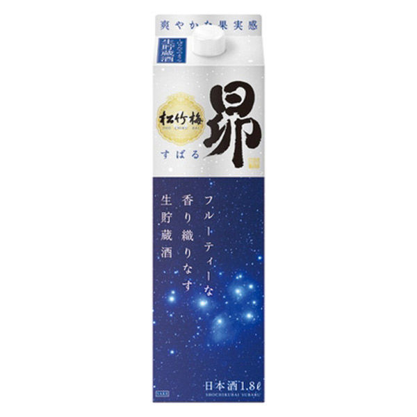 松竹梅 「昴」 〈生貯蔵酒〉 紙パック 1800ml 宝酒造