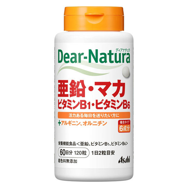 ディアナチュラ（Dear-Natura） 亜鉛14mg　60日分　5個　アサヒグループ食品　サプリメント