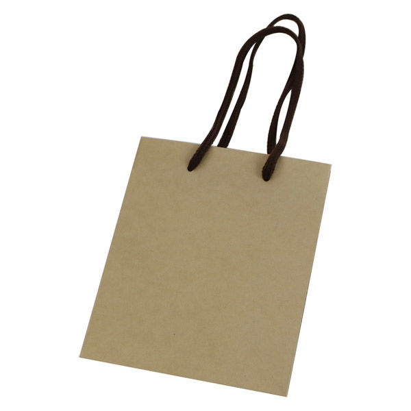 紙袋】クラフトバッグ 真四角型 Mサイズ 1セット（50枚:10枚入×5袋 