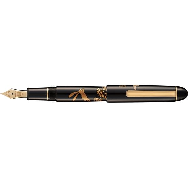 セキセイ 蒔絵萬年筆 雅風 兎 AX-8874-00 1本（直送品） - アスクル