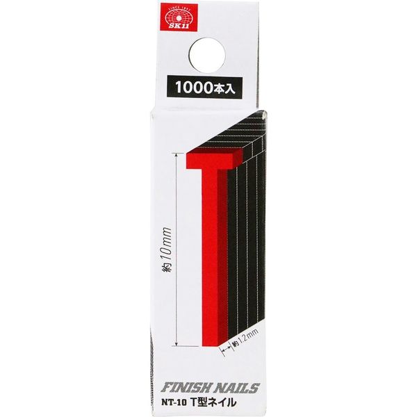 【専用出品】ナイツテイル 10/11 S席 1枚 藤原産業 SK11 T型ネイル 10mm NTー10 1セット(5個)（直送品） - アスクル