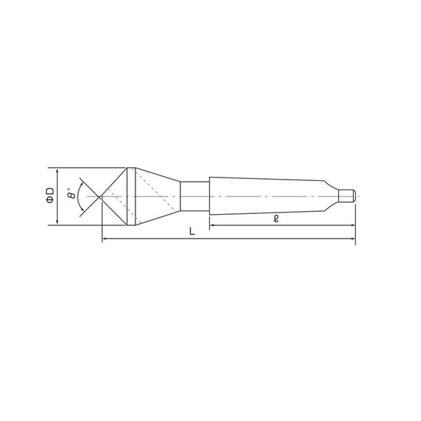 プラス工具製作所 面取りカッター 90° テーパーシャンク MCT （PMM4090