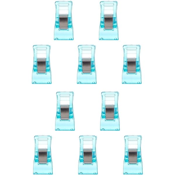 NBK スタンドクリップ ブルー 10個 MST-BU ミシン用仮止めクリップ