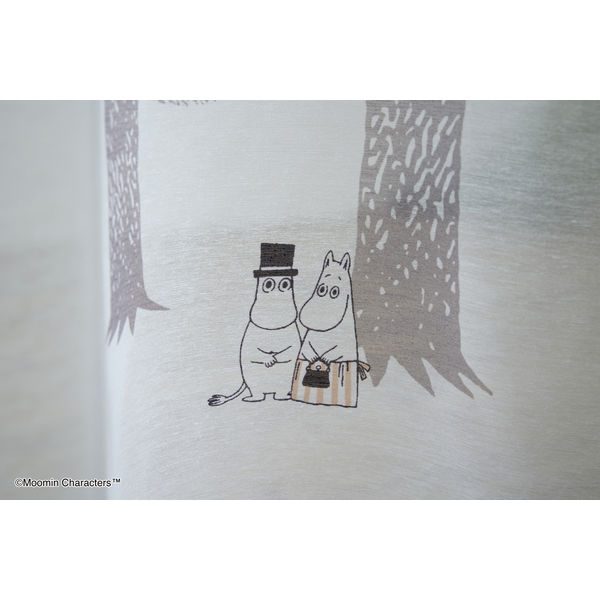 スミノエ MOOMIN ムーミン レースカーテン プートボーダー