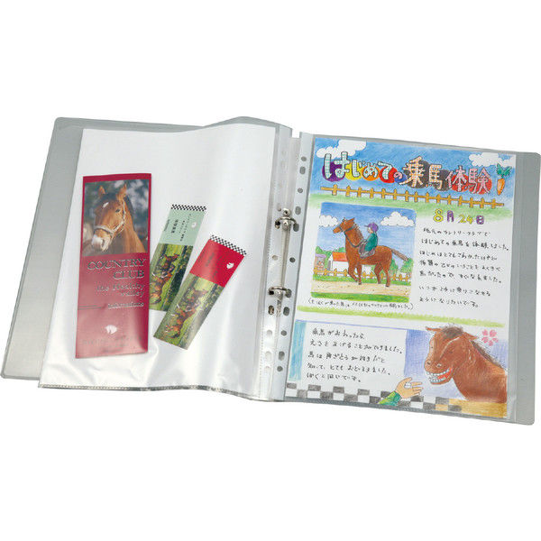 アーテック クリアリングファイル A4 3433 1セット(2個)（直送品