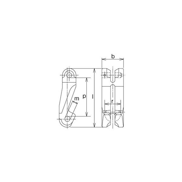 キトー チェーンスリング用金具 ピンタイプ ショートニングクラッチ VWW16 1台（直送品） - アスクル