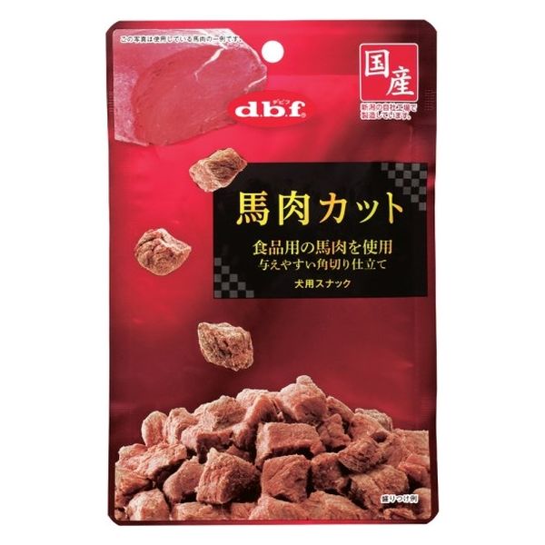 デビフ 馬肉カット 国産 40g 1セット（1個×12）ドッグフード 犬用 おやつ - アスクル