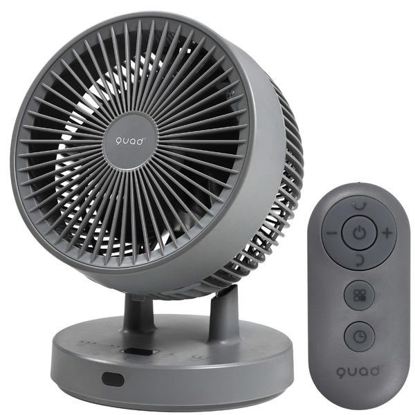 quad' サーキュレーター QS405GY QUADS QS405GY PUREAIR DRY DC (グレー) 1台（直送品） - アスクル