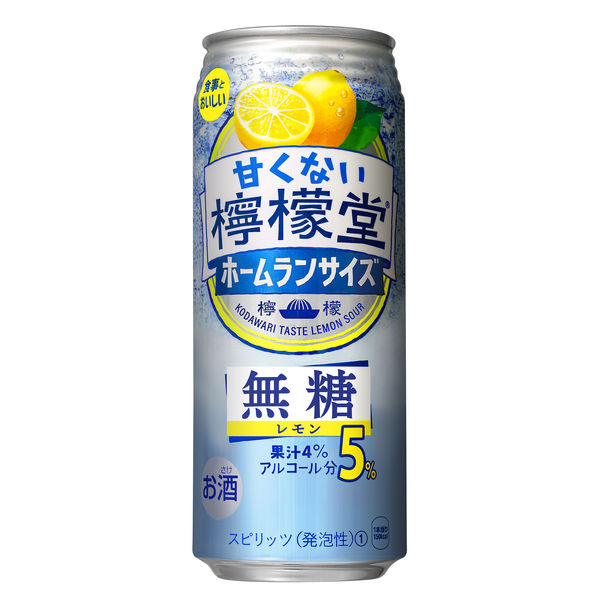 チューハイ サワー 酎ハイ コカ・コーラ 甘くない 檸檬堂 無糖 5％ 500ml 缶 6本 - アスクル