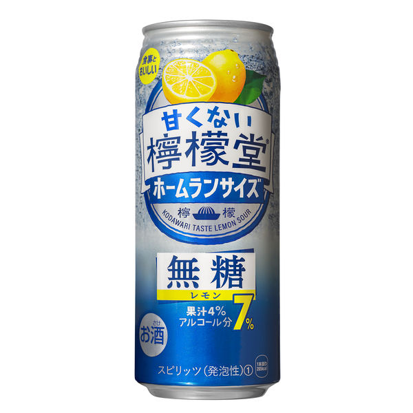 チューハイ サワー 酎ハイ コカ・コーラ 甘くない 檸檬堂 無糖 7％ 500ml 缶 6本 - アスクル