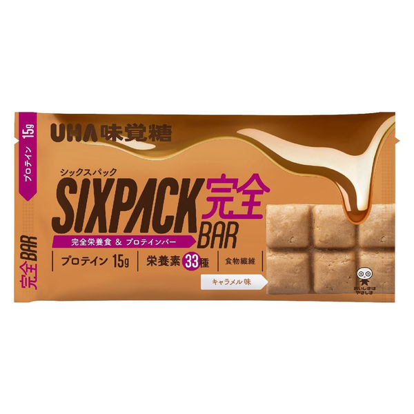 SIXPACK完全バーキャラメル 1セット（1袋×5） UHA味覚糖 - アスクル