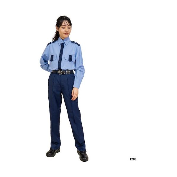 岡潮 警備女子スラックス1208(春夏秋)脇ゴム S 1208-S 1本 476