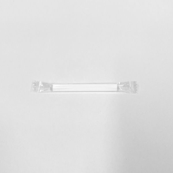 シバセ工業 アルコール検知器用ストロー 8mm×7cm ストレート 個