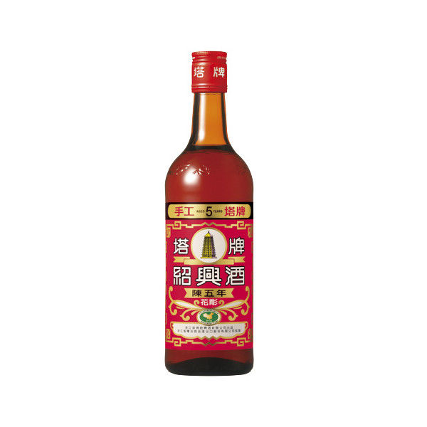 紹興酒 塔牌 花彫<陳5年> 16度 600ml 1セット(1本×12 紹興酒 塔牌 花彫<陳5年> 16度 600ml 1セット(1本×12